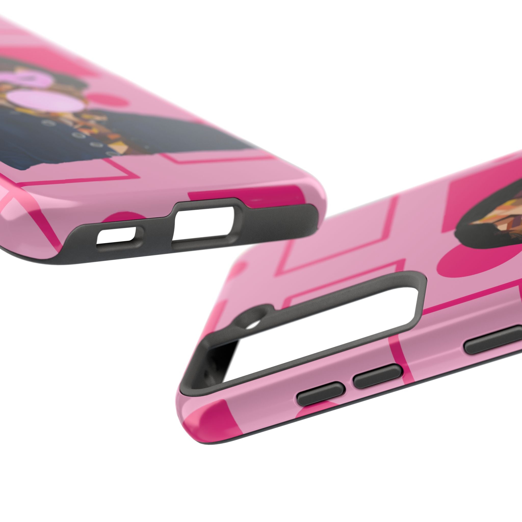 Pink Pop Art Phone Case — Bubblegum Girl Tough Phone Case