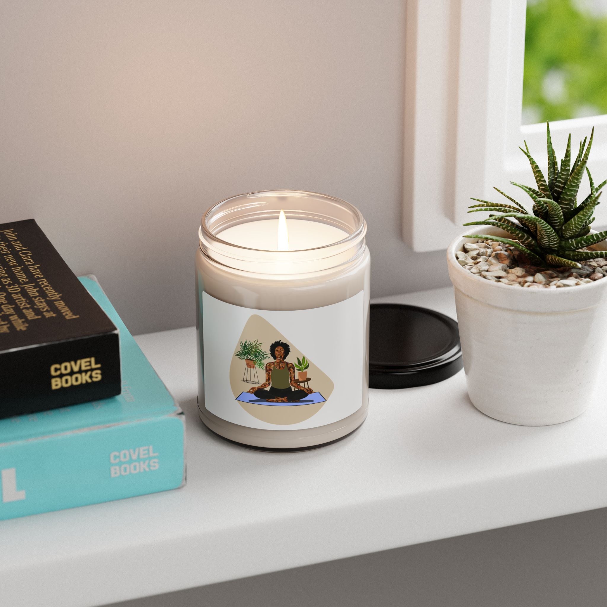 Soy Candle — Calming Yoga Meditation Scented Candle (9 oz)
