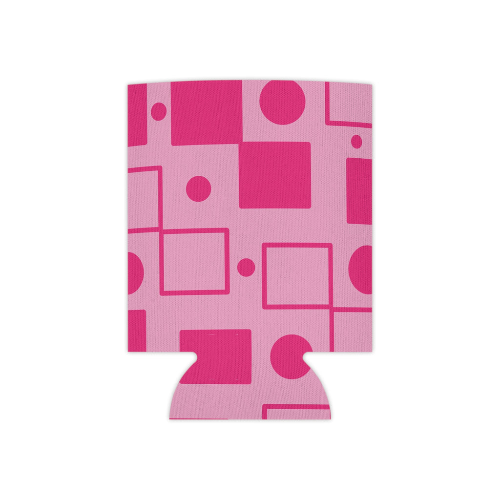 Pink Retro Bubblegum Can Cooler – Pop Art Girl Koozie