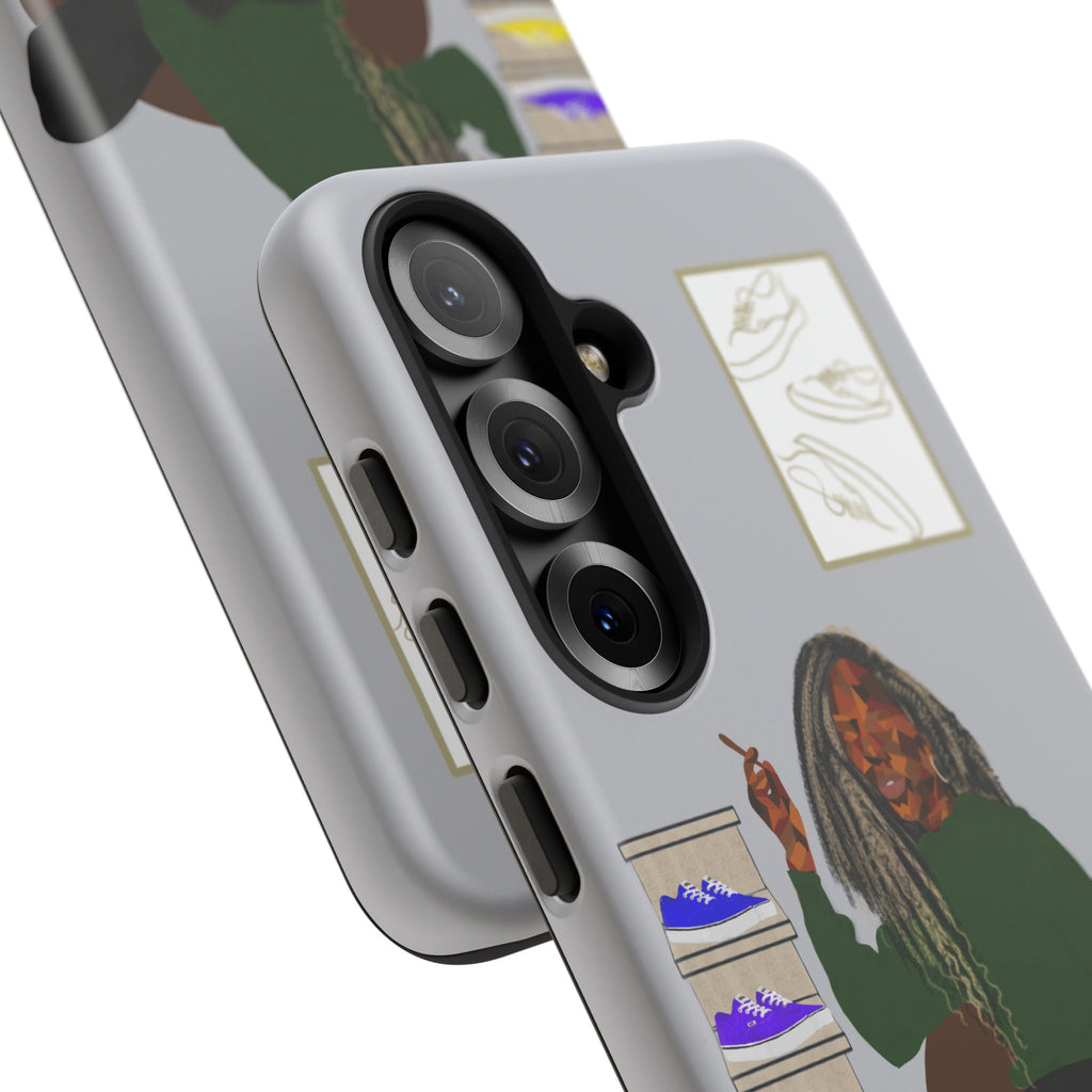 Phone Case — Chill Sneakerhead Illustration ("Tough Cases")