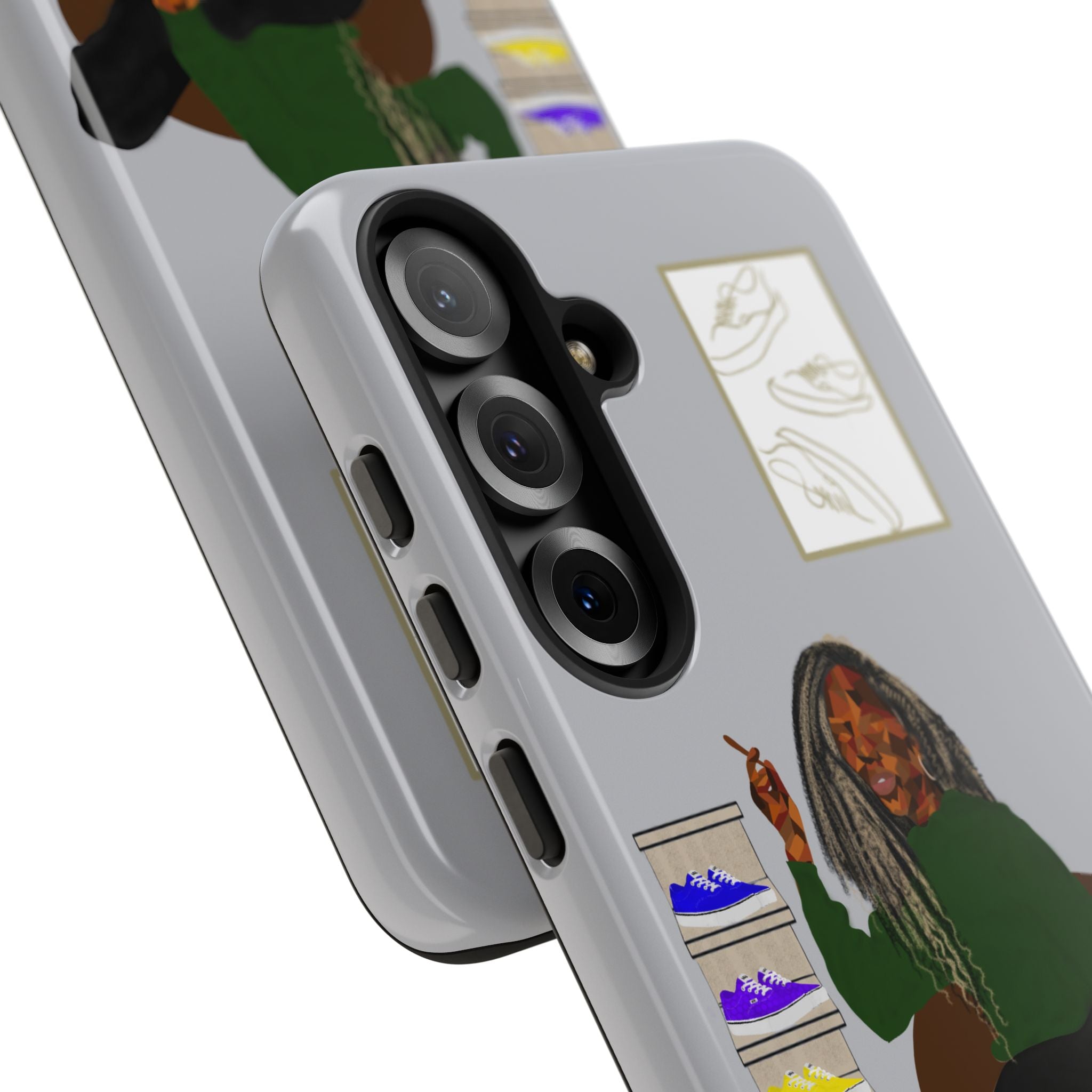 Phone Case — Chill Sneakerhead Illustration ("Tough Cases")