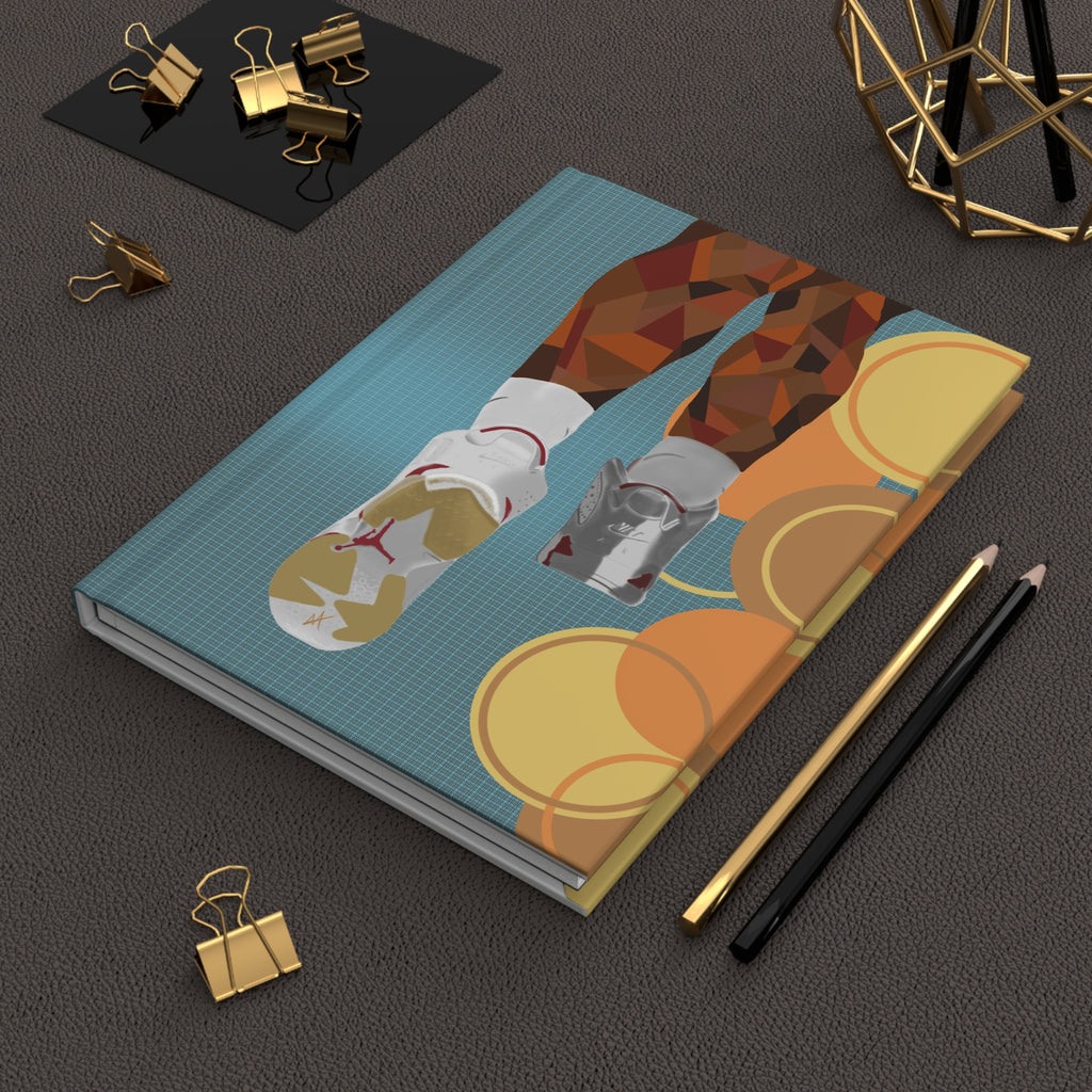 Basketball Sneakers Hardcover Journal