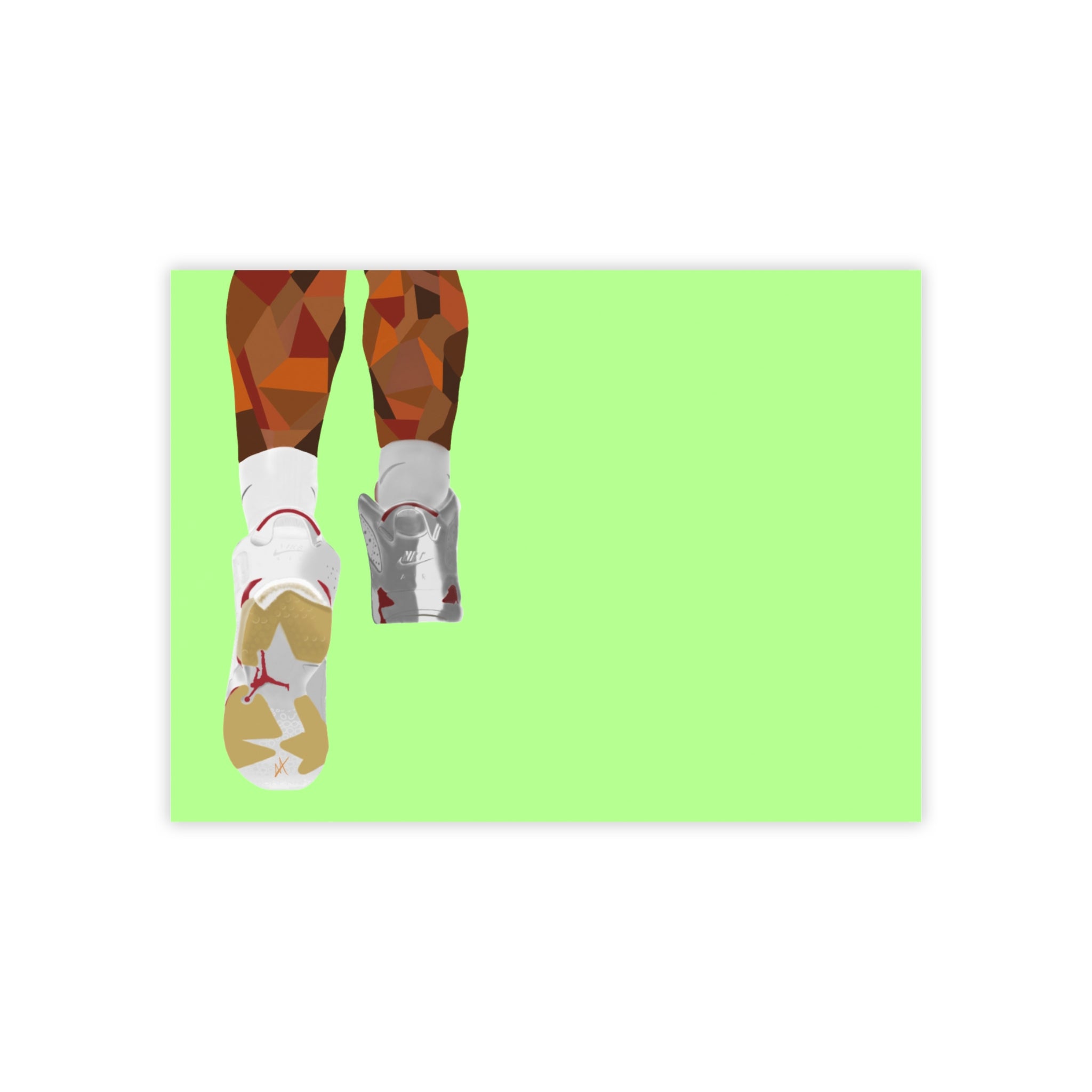Copy of Running Shoes Post-it Note Pad — Minimal Athletic Memo Pads