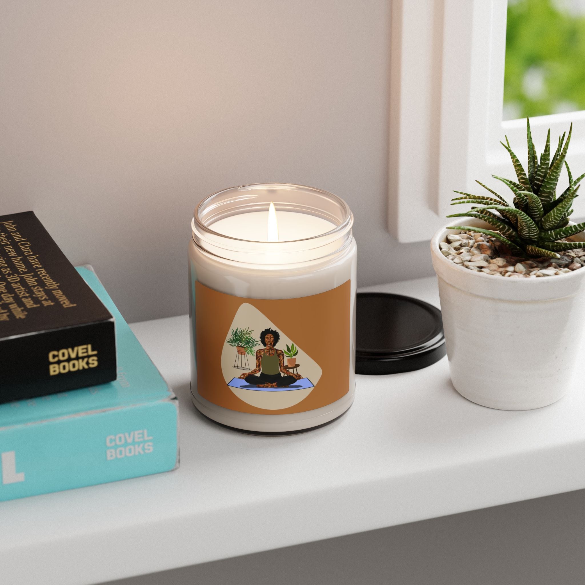 Soy Candle — Calming Yoga Meditation Scented Candle (9 oz)