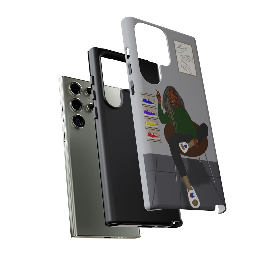 Phone Case — Chill Sneakerhead Illustration ("Tough Cases")
