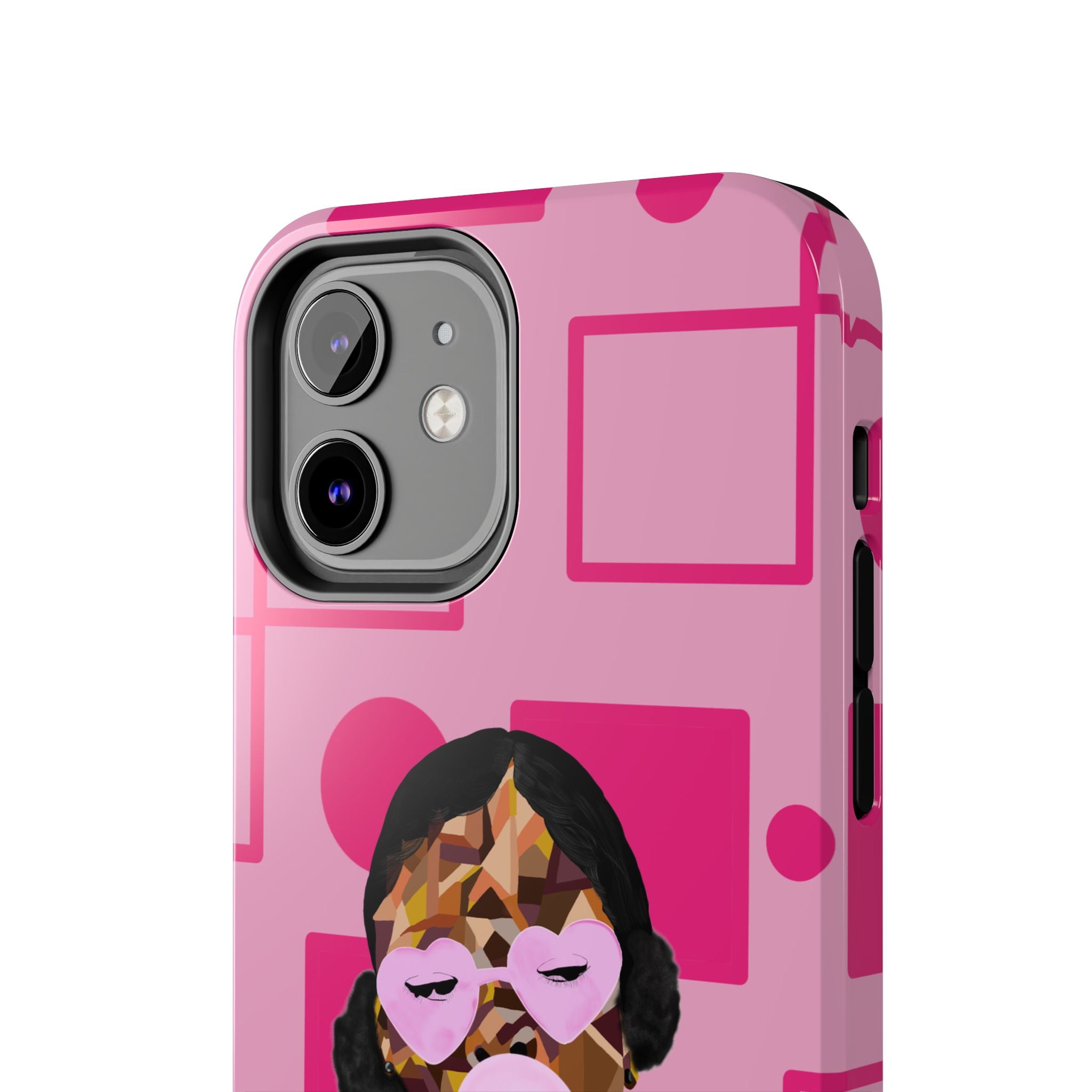 Pink Pop Art Phone Case — Bubblegum Girl Tough Phone Case