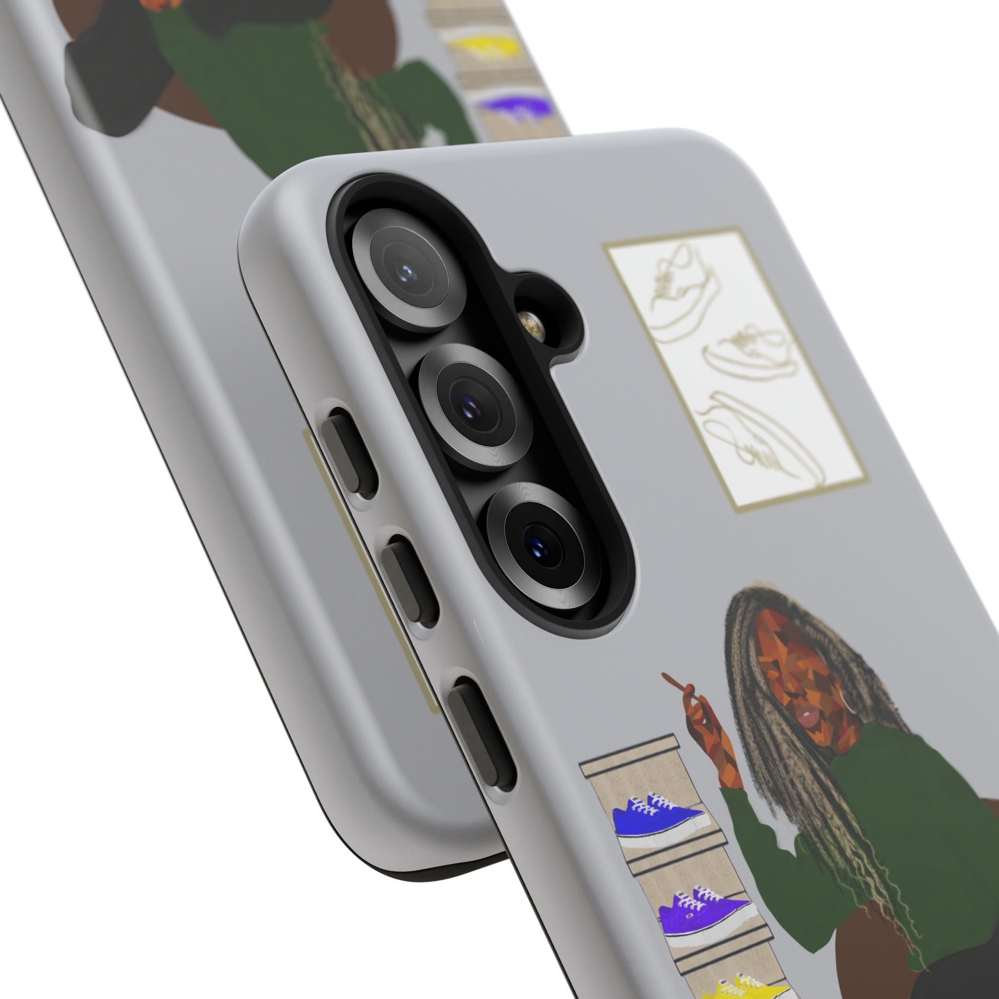 Phone Case — Chill Sneakerhead Illustration ("Tough Cases")