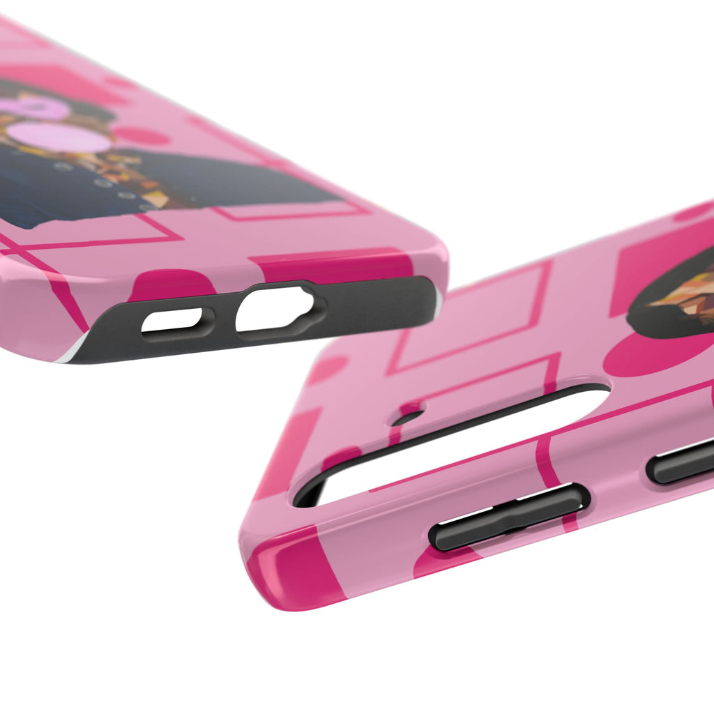 Pink Pop Art Phone Case — Bubblegum Girl Tough Phone Case