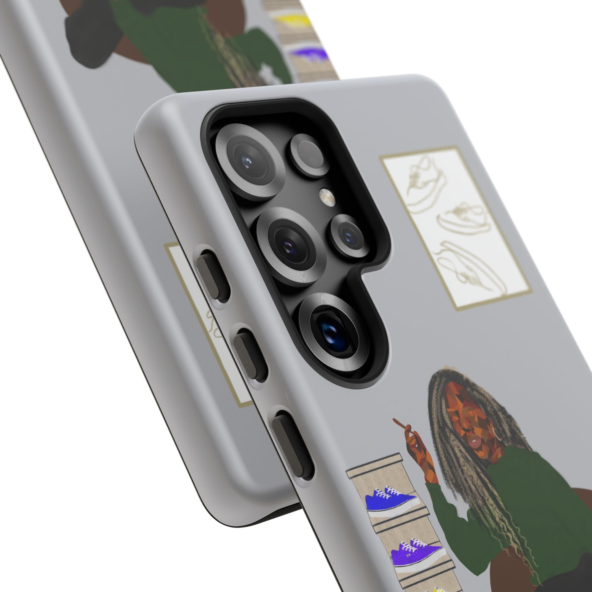 Phone Case — Chill Sneakerhead Illustration ("Tough Cases")