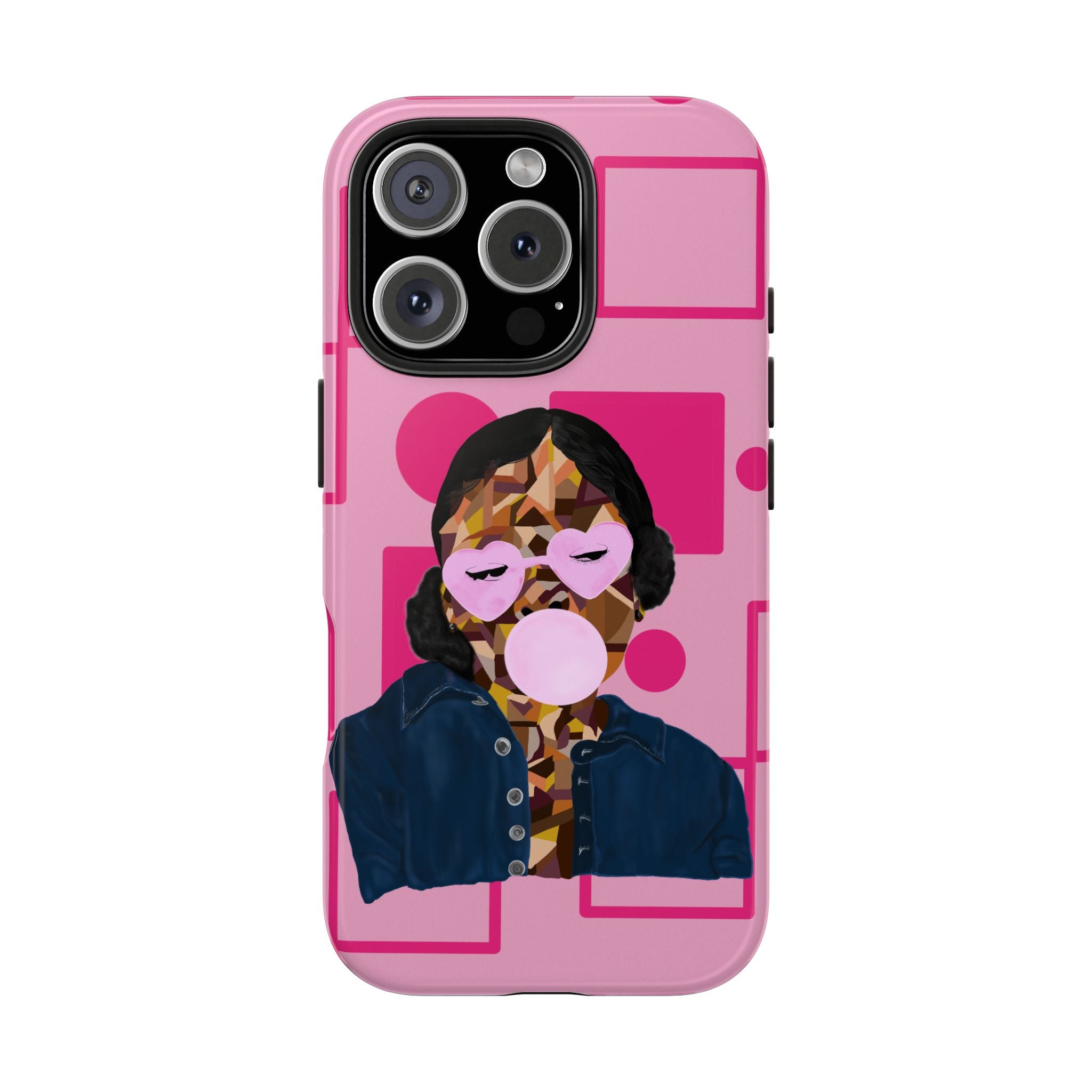 Pink Pop Art Phone Case — Bubblegum Girl Tough Phone Case