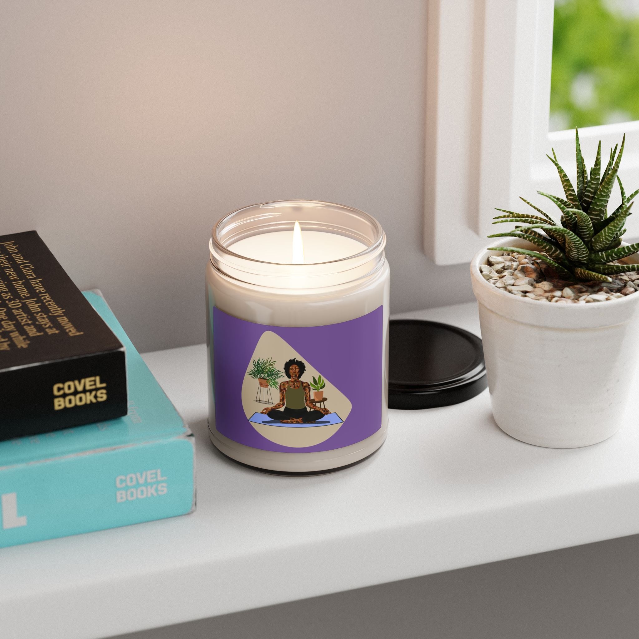 Soy Candle — Calming Yoga Meditation Scented Candle (9 oz)