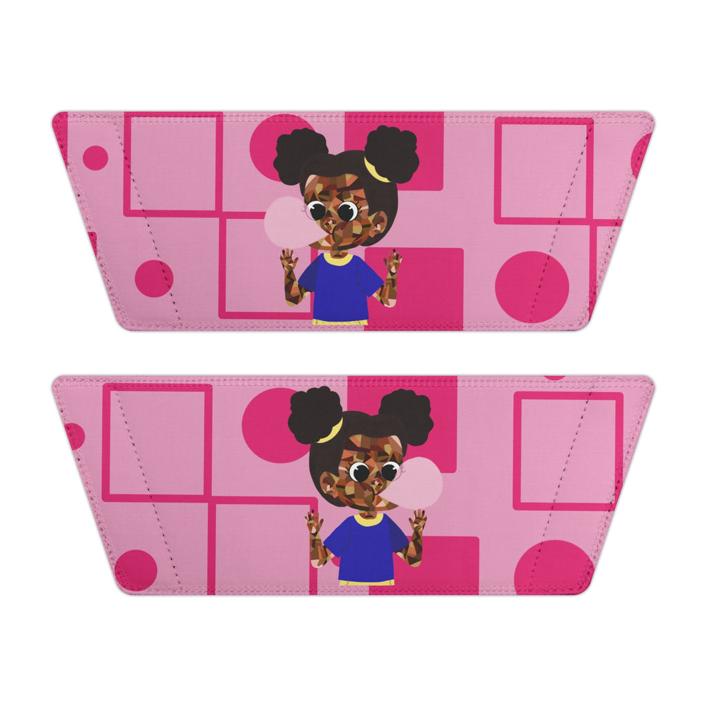 Youth Pink Bubble Gum Girl Slide Sandals — Removable Strap Kid’s Pool & Casual Slides