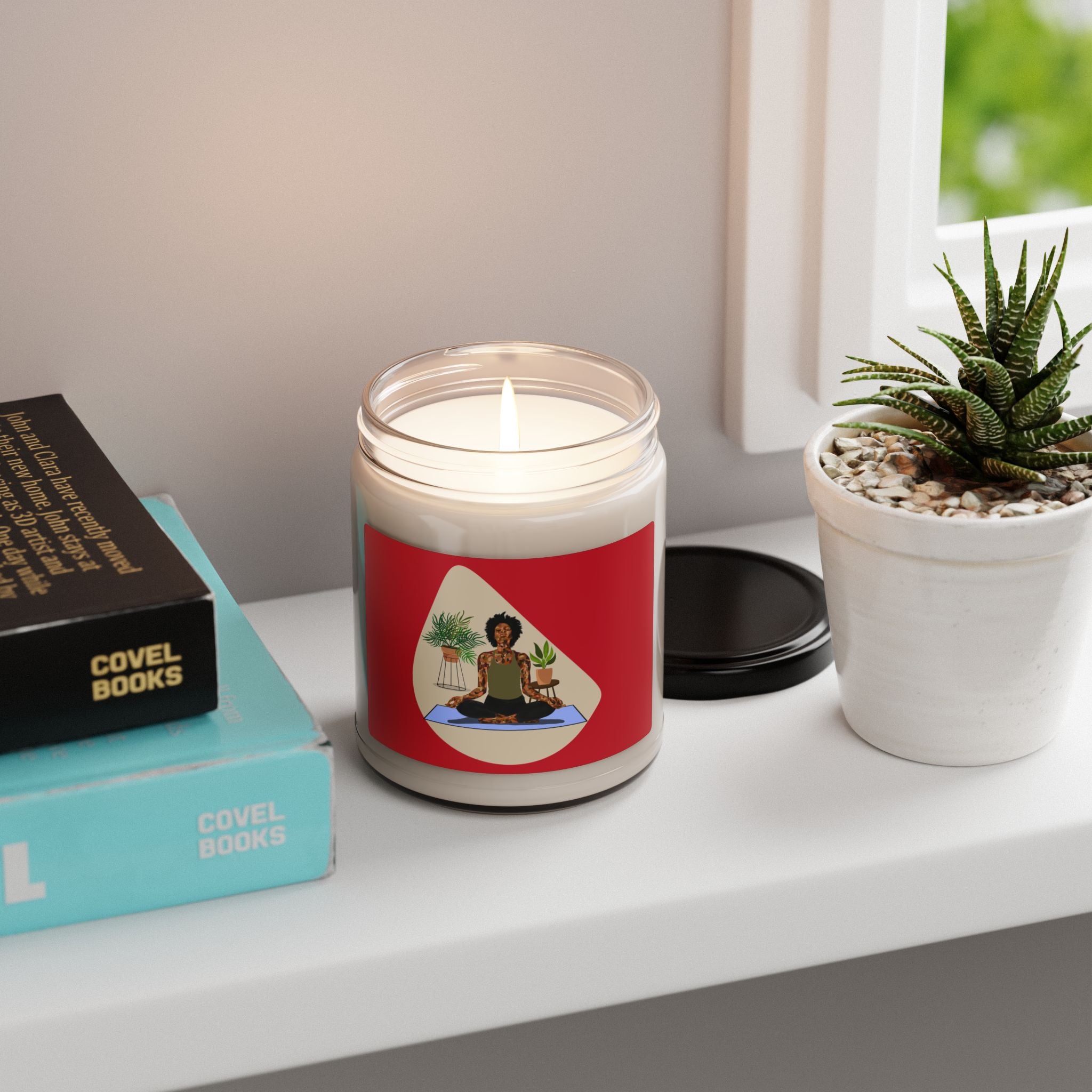 Soy Candle — Calming Yoga Meditation Scented Candle (9 oz)