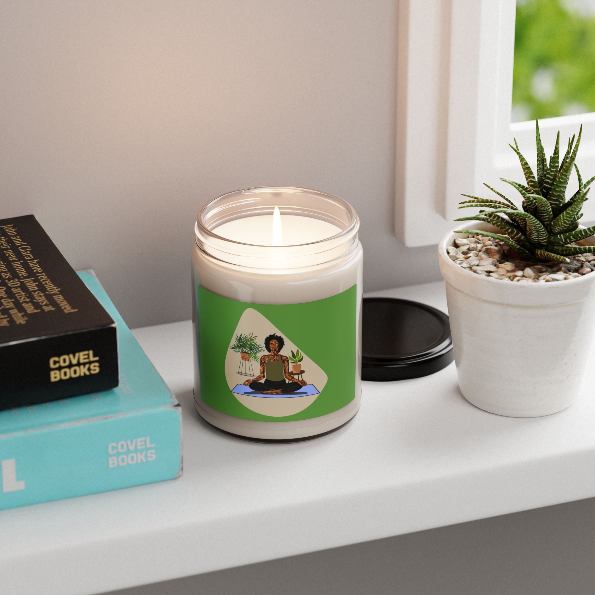 Soy Candle — Calming Yoga Meditation Scented Candle (9 oz)