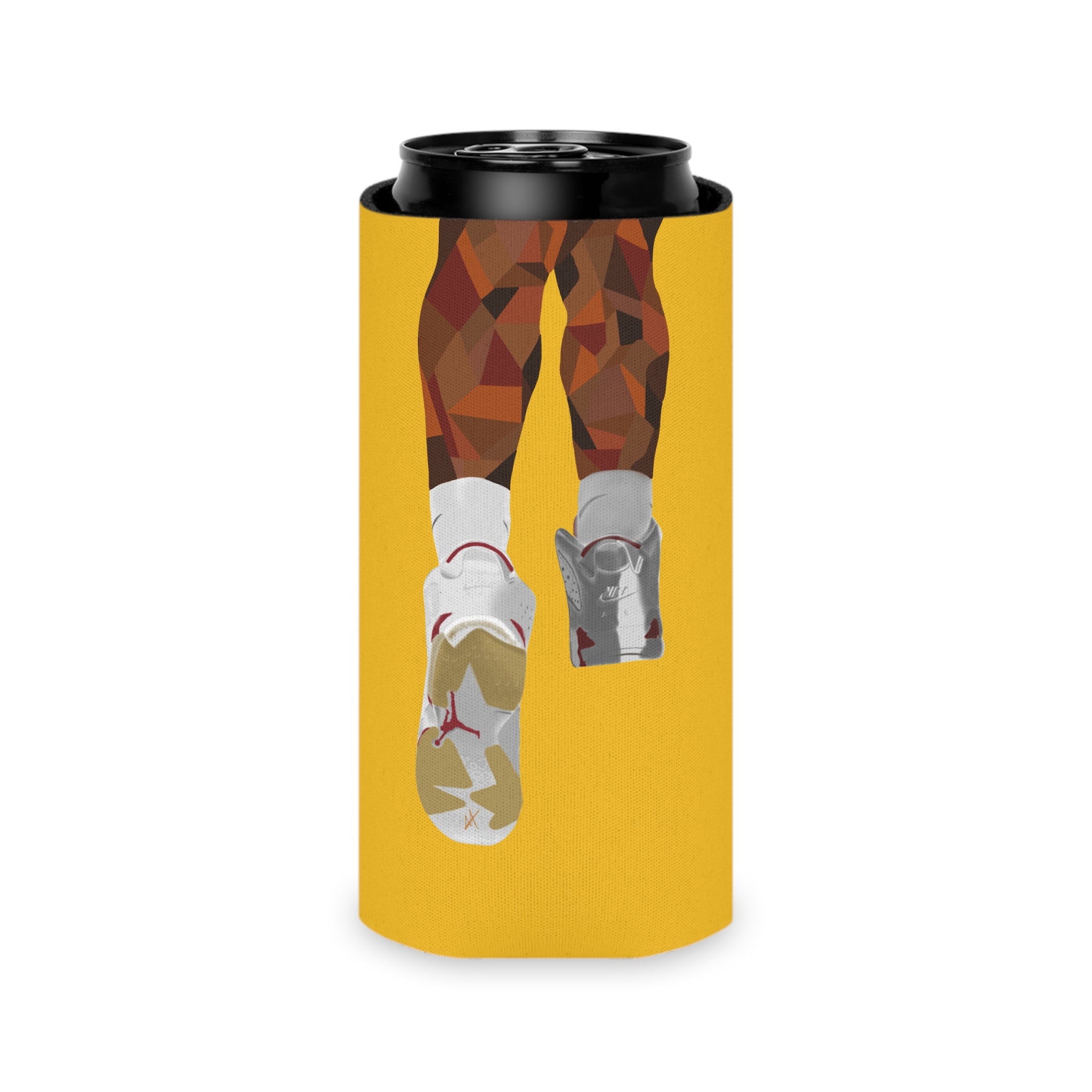Can Cooler — Retro Sneaker Jump Graphic Drink Cooler