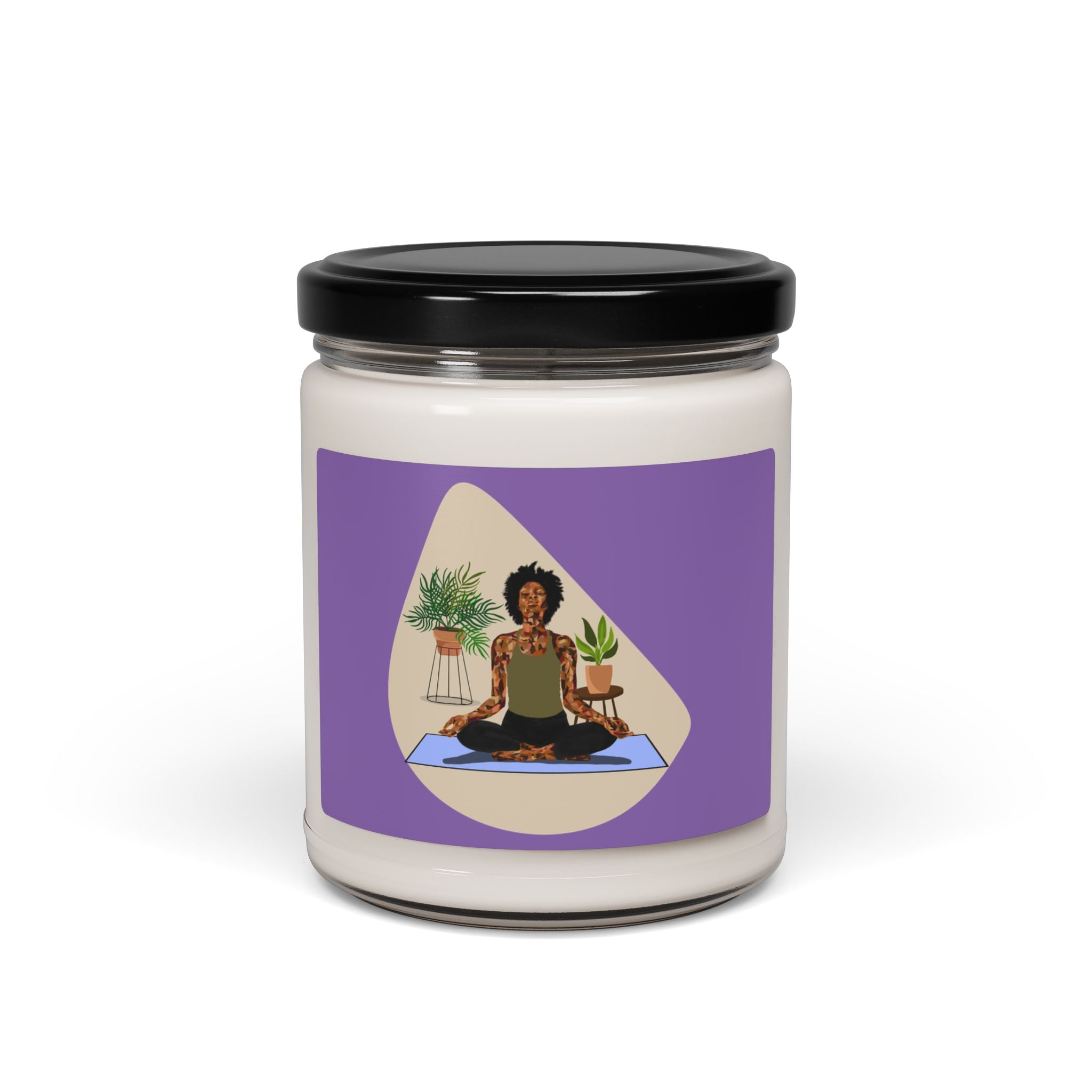Soy Candle — Calming Yoga Meditation Scented Candle (9 oz)